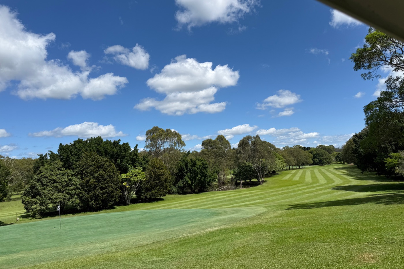 Tallebudgera Golf Club course beside the creek